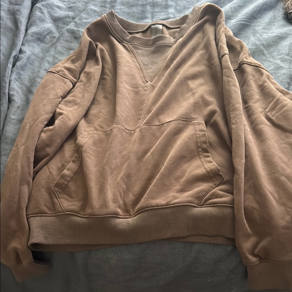 Cozy Tan Pullover Hoodie